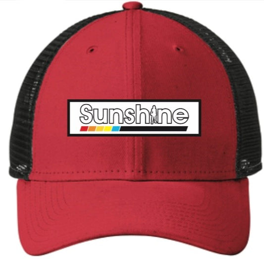 Red/Black Sunshine Trucker Hat - 2024