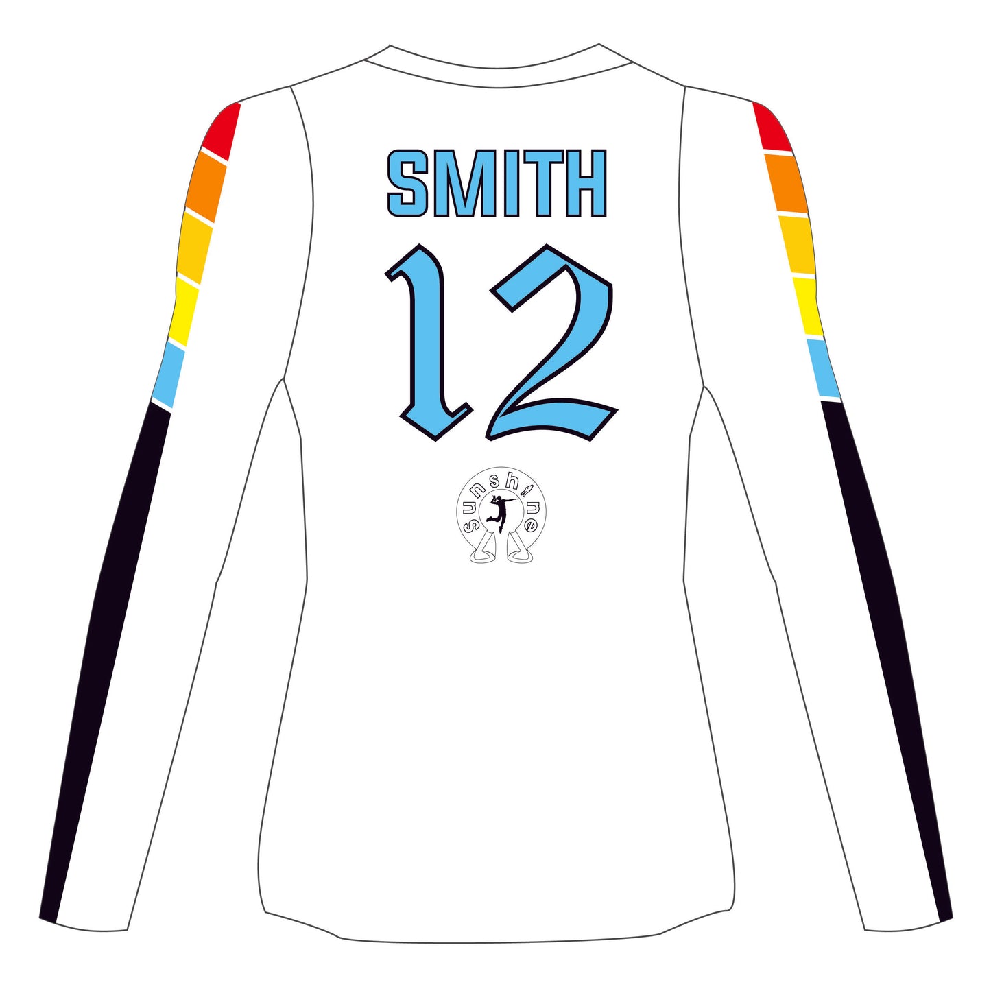 White Long Sleeve Jersey 2024