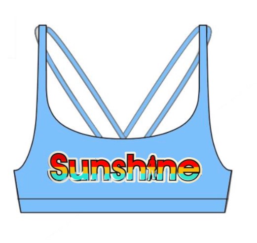 Sunshine REVLY HYBRID TOP - Sunshine BLUE